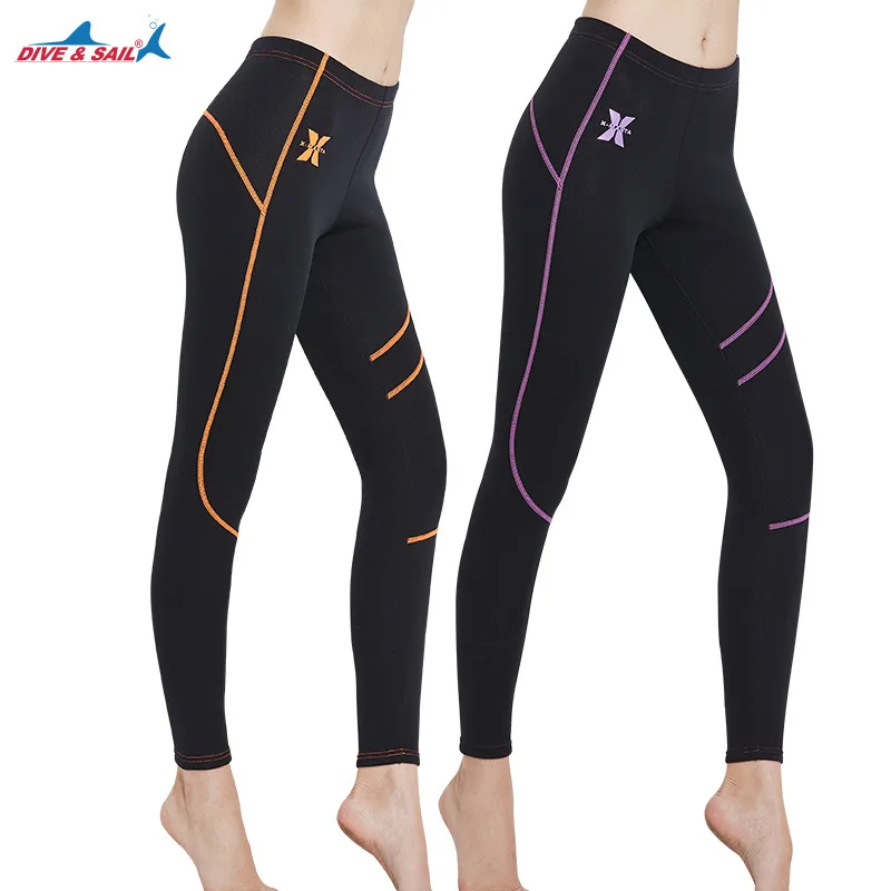 

1.5MM Neoprene Diving Ankle-length Pants For Women Snorkeling Capri-pant Swimming Rowing Sailing Surfing Warm Yoga Pants Trouser