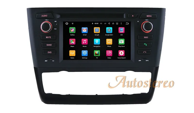 Perfect Android 9.0 Car GPS Navigation DVD Headunit For BMW 1 Series E81 E82 E87 E88 116i 118i Car Stereo Unit auto radio multimedia IPS 16