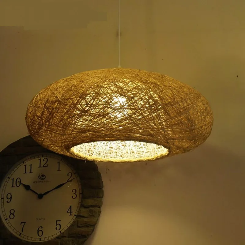 

Bamboo Country bamboo pendant lights retro living room bar clothing shop oval rattan lamp lighting pendant lamps ZA zb10