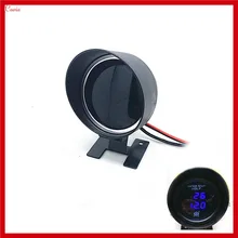 2 Funtion Универсальный 12 В/24 В автомобильный Грузовик измеритель температуры воды+ вольтметр измеритель величины напряжения