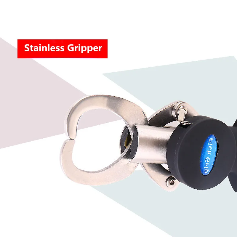 Multipurpose Stainless Steel Fish Lip Gripper with Scale and Ruler 15Kg Weight Scale 100cm Ruler Fish Lip Grip with Hand Rope (4)
