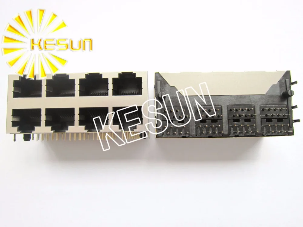 20 шт. x RJ45 59/2x4 Защитный тип с шрапнелью 90 градусов правый угол 8 портов LAN Модульный