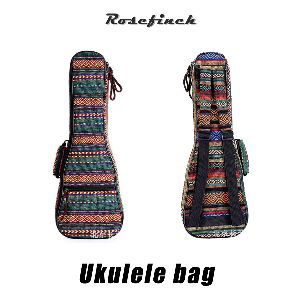 23 inch Ukulele Mahogany Mini Hawaii Guitar Tuner Capo Bag Strings Strap 6 Picks Gift Electric Guitar UKE Music Concert UK2329B