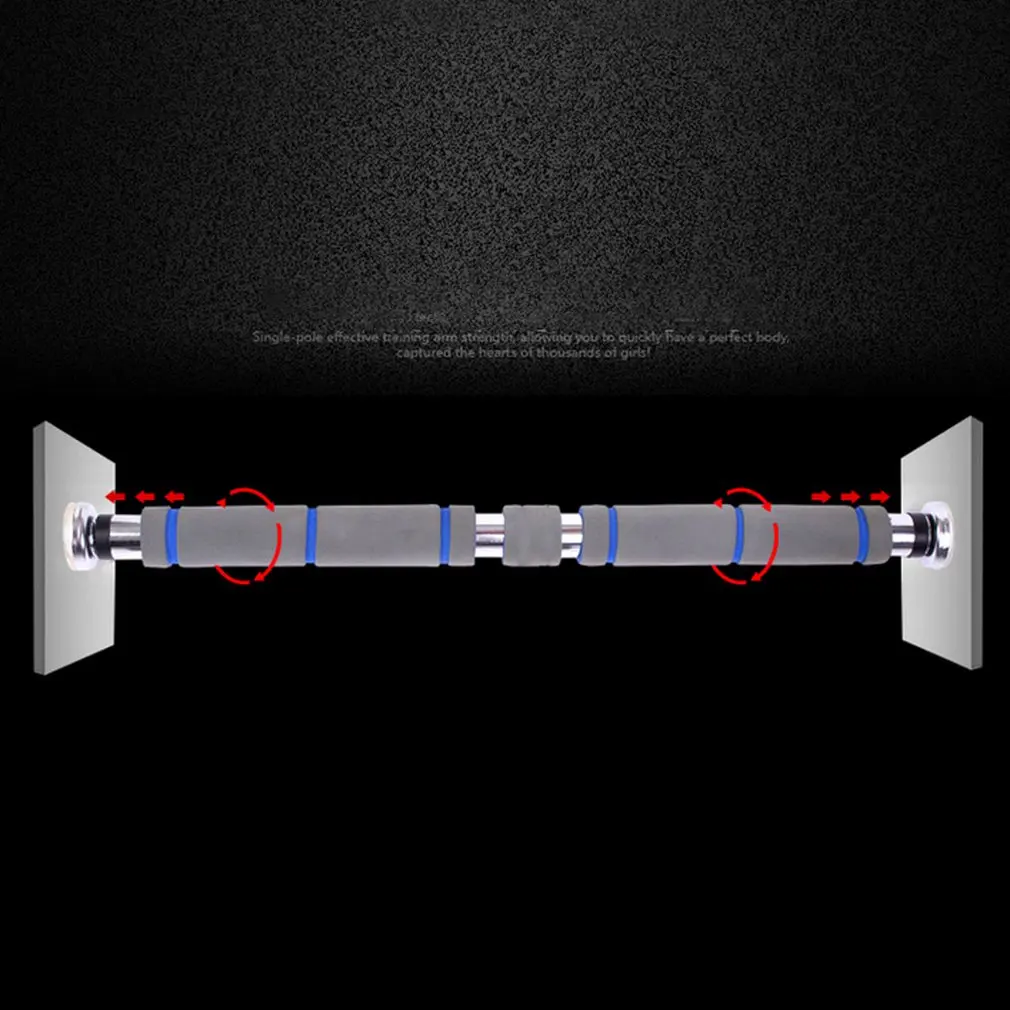 Многофункциональная дверная горизонтальная штанга из стали 200 кг Регулируемая домашняя Спортивная тренировка подбородок пуш-ап Натяжная тренировочная штанга