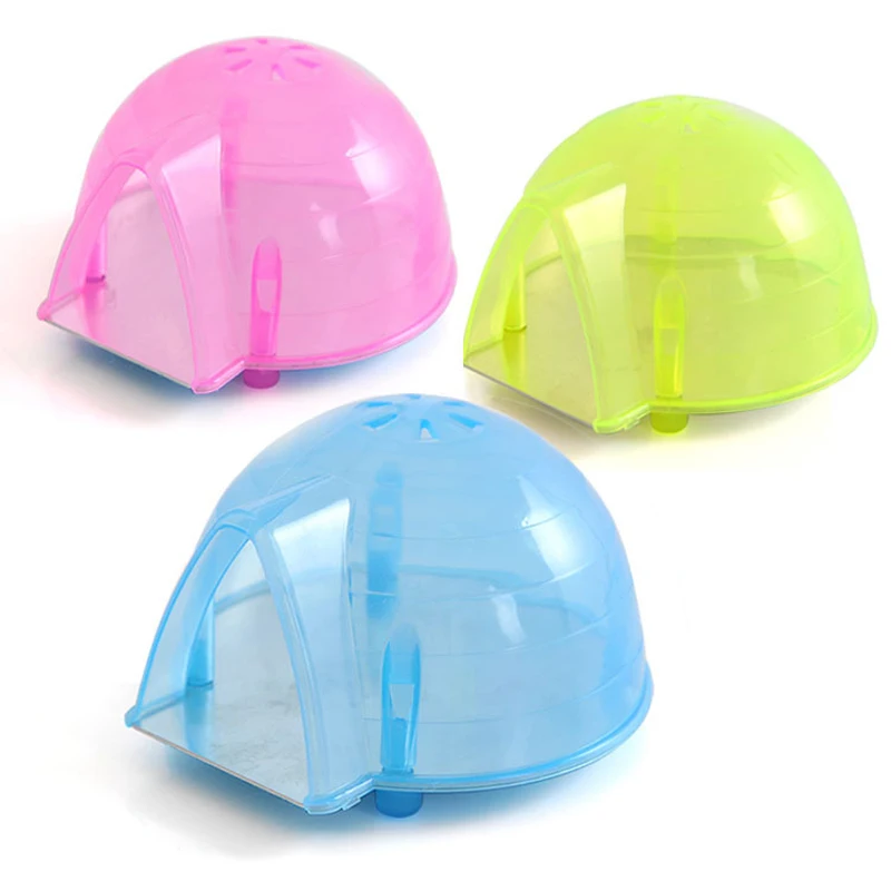 

Cute Funny Summer Cool Hamster Squirrel Arch Cooling Down Plastic House Small Pet Cage Bed Play Toy Random Send 10.3*7.3*7.3cm
