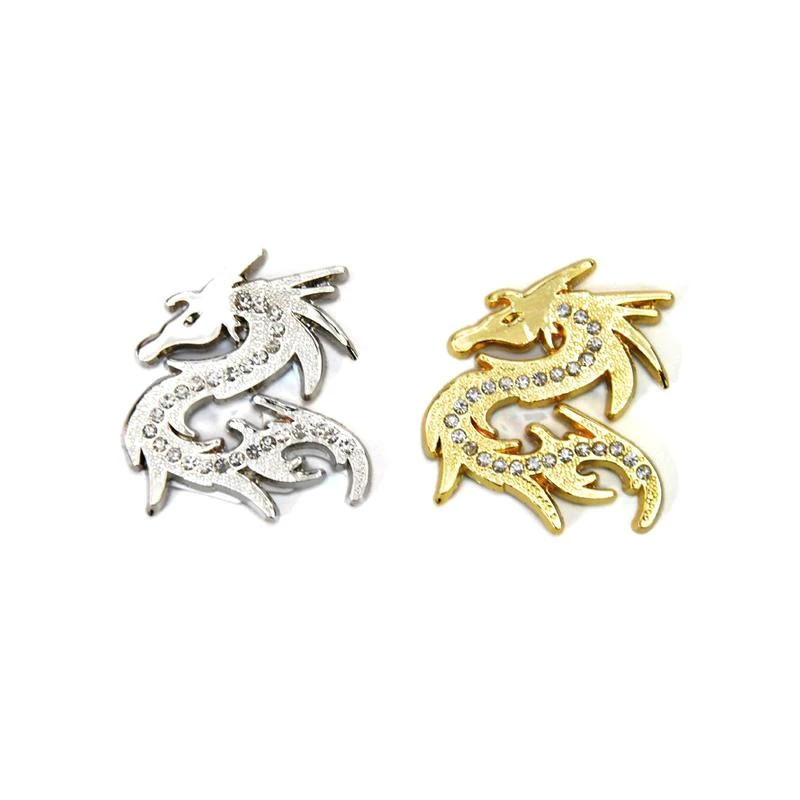 Metal Dragon Logo Emblem Badge 3Din Car Stickers from Automobiles
