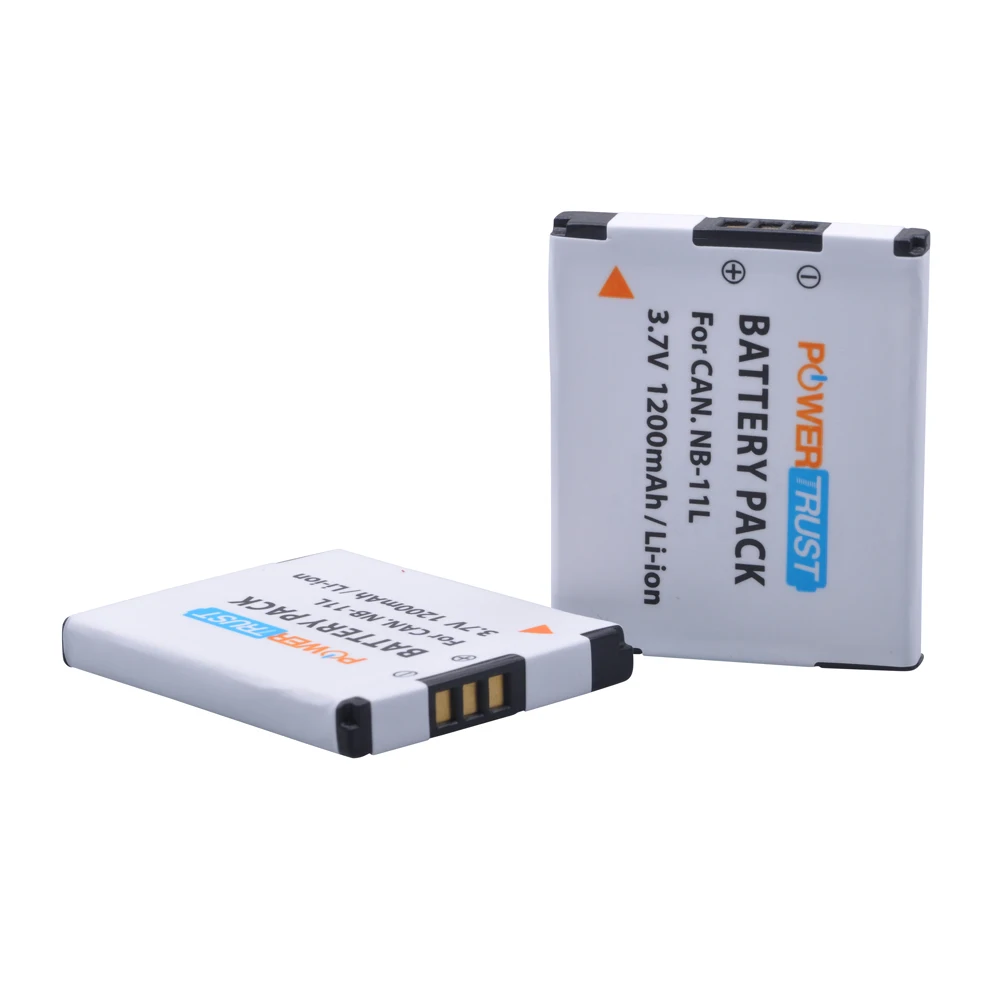 2Pcs 3.7V 1200mAh NB 11L NB 11L NB11L Battery Pack for Canon PowerShot