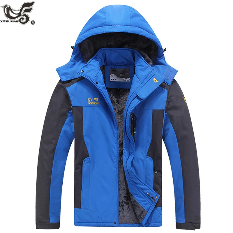 

XIYOUNIAO plus size L~7XL 8XL new Warm Outwear Winter Jacket Men Windproof waterproof Hood Men Jacket Warm Men Parkas coats
