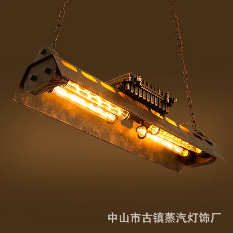 

retro loft nostalgic antique industrial Iron pendant light restaurant living room bedroom coffee shop hanging lighting
