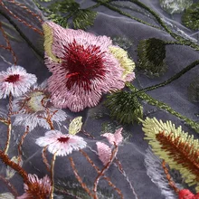 runway maxi dress 2017 Gorgeous Half Sleeves two piece set summer dress Sheer Mesh dress embroidered Style