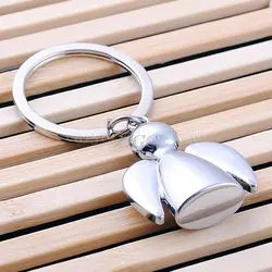 Модный креативный металлический брелок из сплава ангела Автомобильный брелок для ключей, Подарочный O24
