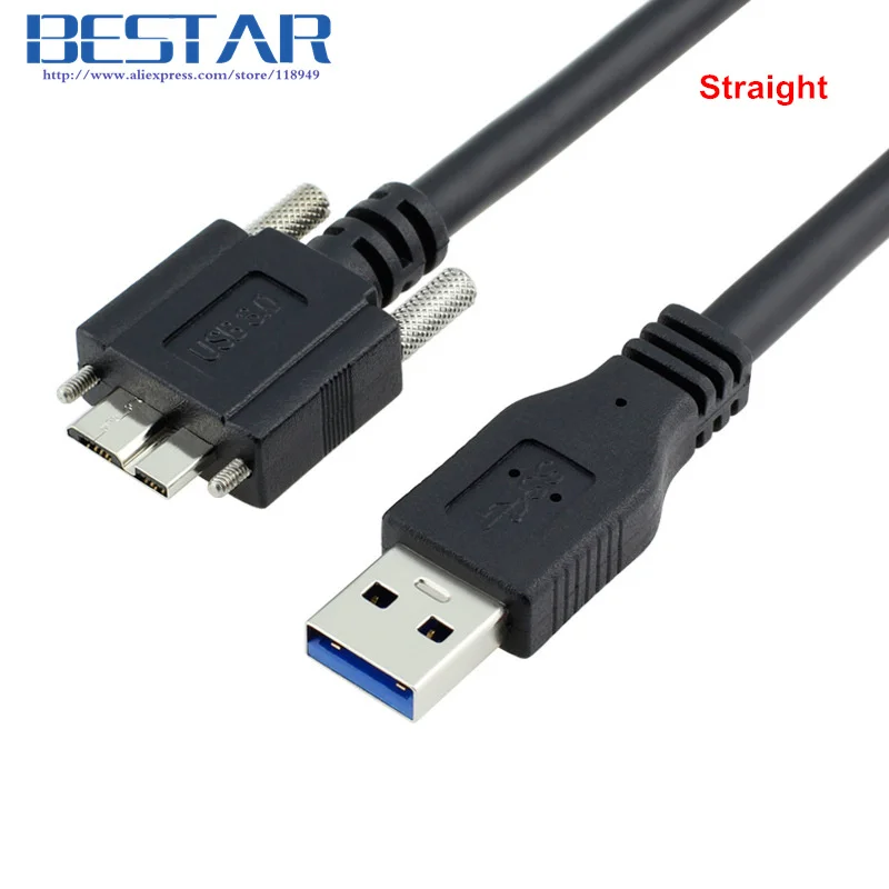 90 градусный правый левый вверх и вниз Угловой Micro B USB 3.0 винтовой кронштейн для A Type