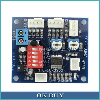 

DC 12V Four-Wire Temperature Control Board PWM Fan Controller for PC Converter