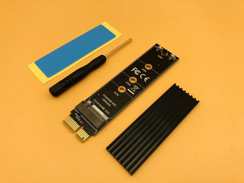 PCI E Express 3 0 X1 на M.2 M ключевой интерфейс NVMe SSD PCIE переходная карта адаптера радиатора