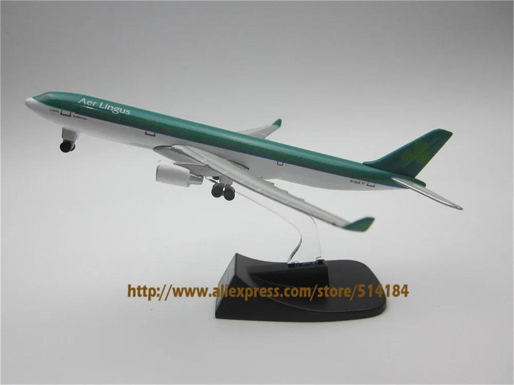 

13cm Alloy Metal Airplane Model Air Aer Lingus Airbus 330 A330 Airlines Airways Plane Mode Aircraft Gift