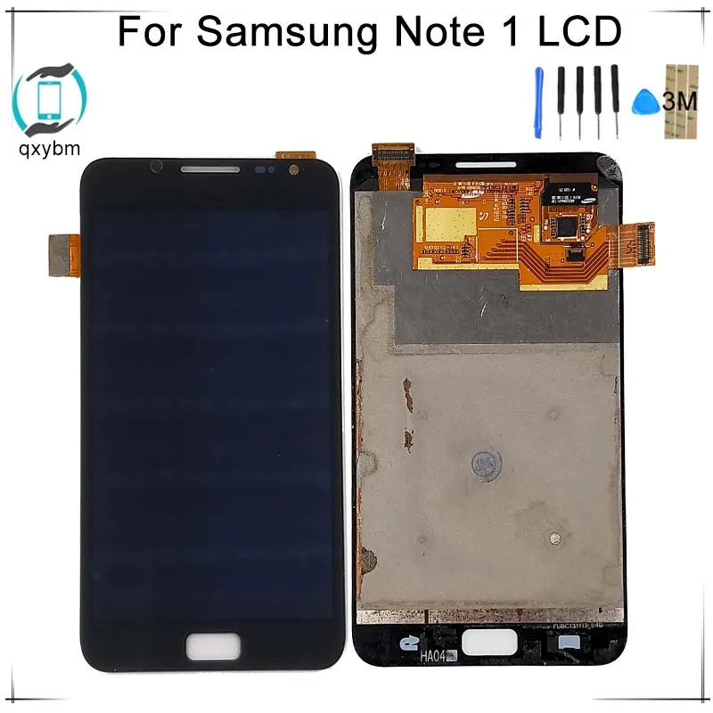 Супер OLED 5 3 &quotдля Samsung Galaxy Note 1 N7000 i9220 ЖК-дисплей с кодирующий преобразователь