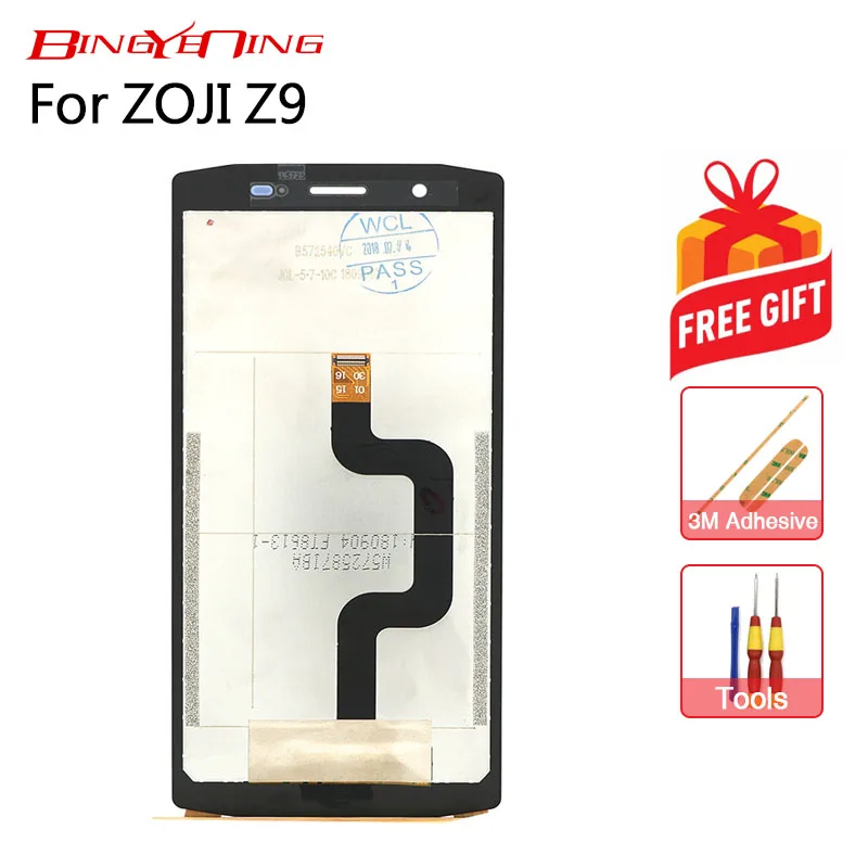 

BingYeNing New Original For Homtom ZOJI Z9 Touch Screen+ LCD Display Assembly Replacement
