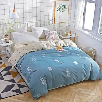 

100% Cotton 1Pc Bedding Set Duvet Cover Quilt Cover Soft Bedclothes Pillowcase King Queen Full Twin180*220/200*230/220*240cm