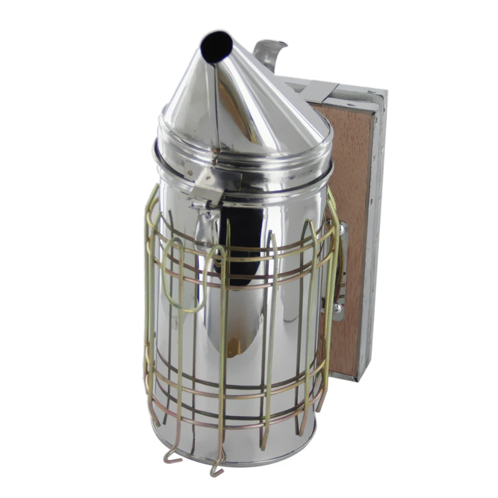 

Bee Smoker Stainless Steel Heat Shield Beekeeping Tool Diameter 18cm