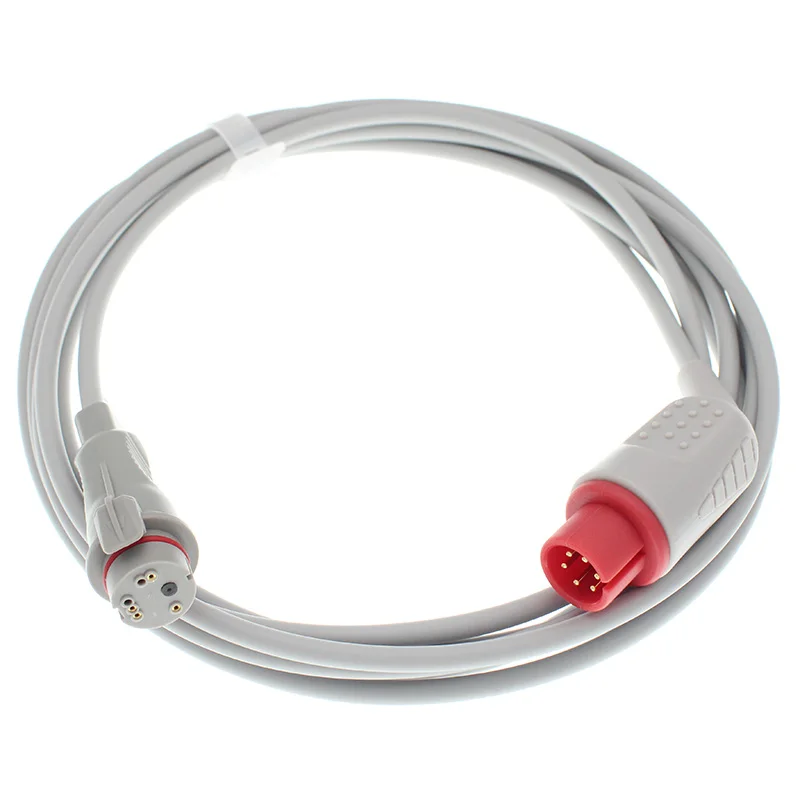 Кабель 6pin для Spacelabs Mindray EDAN Goldway BCI Critikon Invivo Mennen MEK Nellcor Abbott Uath Edward BD PVB HP IBP| |