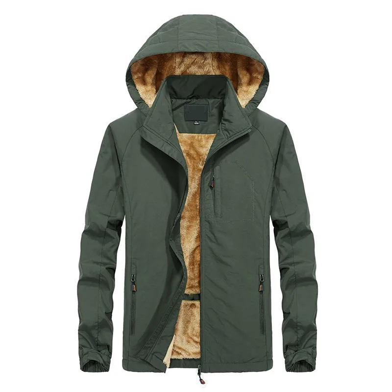 KENNTRICE Для мужчин s зимние куртки и пальто Утепленная одежда толстые парки с капюшоном Повседневное ветрозащитный дышащий мягкая Для мужчин куртка
