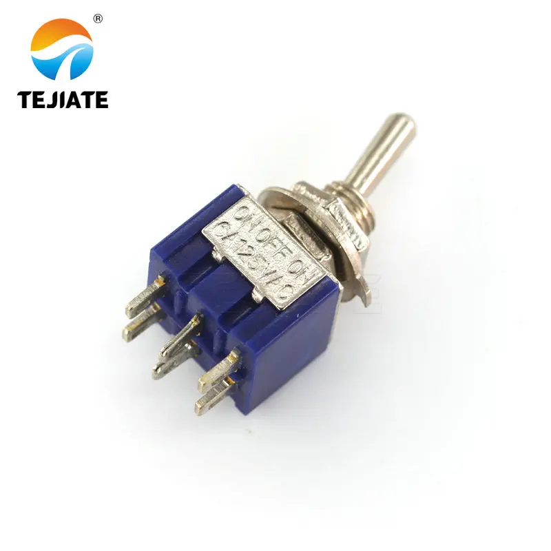 5 шт. мини MTS-203 6Pin 3 положения G104 ВКЛ-ВЫКЛ-ВКЛ 6A 125V тумблеры | Обустройство дома
