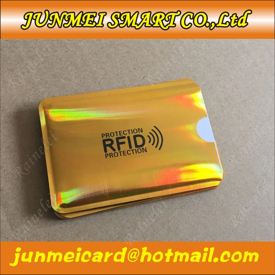 6 шт. красочные блокирующие карты Анти RFID рукава NFC экранированные карты предотвращают неавторизованное сканирование ID карты защитный чехол