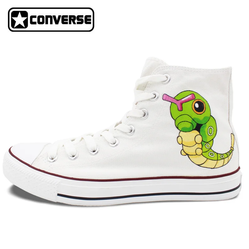 Prix pour Pokemon Aller Caterp Garçons Filles Converse All Star Homme Femme Chaussures Custom Peinte à la main Top Espadrille de Toile Hommes Femmes Prix pour Pokemon Aller Caterp Garçons Filles Converse All Star Homme Femme Chaussures Custom Peinte à la main Top Espadrille de Toile Hommes Femmes