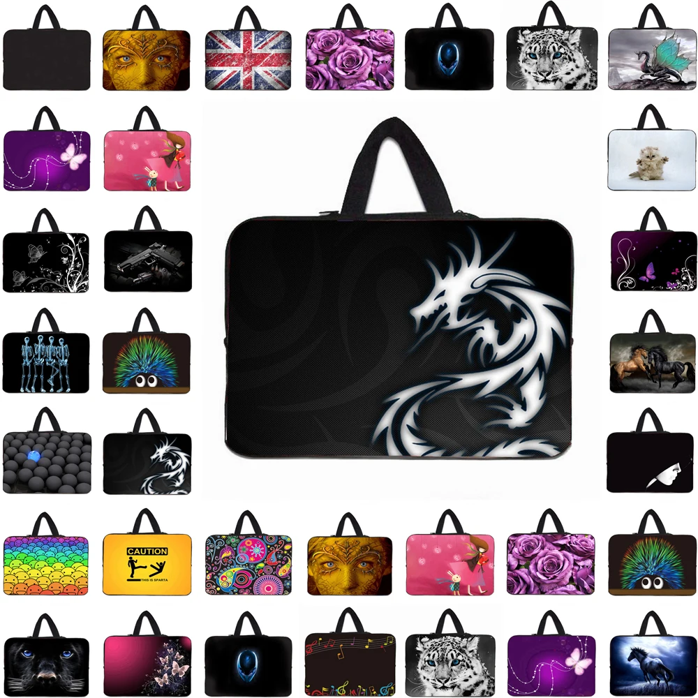 Viviration Водонепроницаемый для ноутбука с ручкой рукав сумка чехол Чехол Fr 10, 12, 13, 14, 15, 17 15,6 13,3 11,6 10,1 17,3 Ноутбук планшетный компьютер