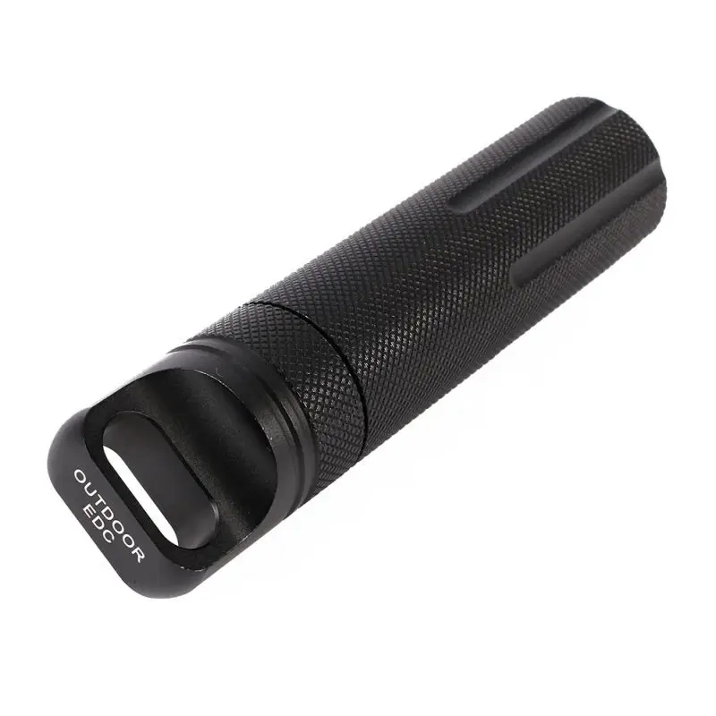 

Portable Survival Aluminium Alloy EDC Waterproof Capsule Seal Bottle Container Case Holder Outdoor Tool