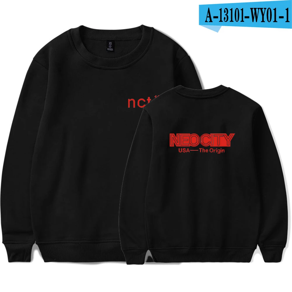 Xkpopfans Kpop NCT 127 Hoodie Album Neo City Same Style Pullover Taeyong Yuta Taeil Sweatshirt 