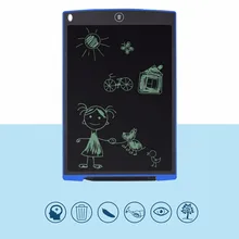 On sale Portable 12 inch LCD Magic Scratch Toy Drawing Touchpad Electronic Whiteboard Memo Board Tablet With Stylus For Children writing