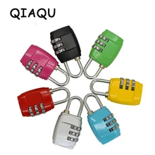 QIAQU модные сбрасываемый 3 цифры Комбинации безопасного путешествия Чемодан кодовый замок, высокое качество