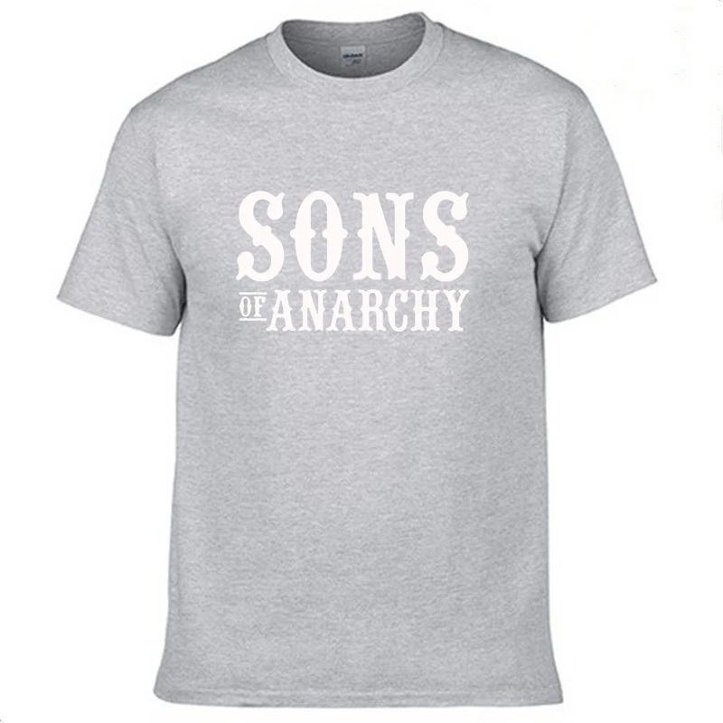 Мужская хлопковая футболка с принтом SOA Sons of анархии the child модная повседневная