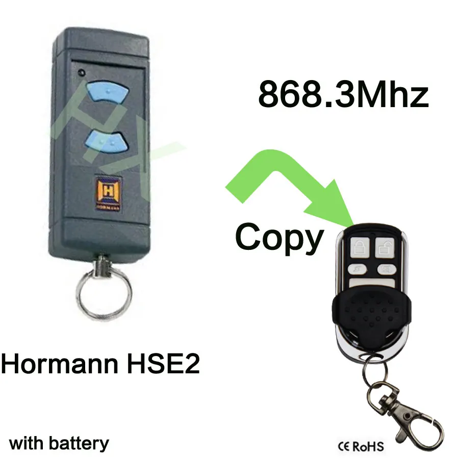 868,3 МГц электрическая дверь гаража дистанционное управление для Hormann HSE2 клон
