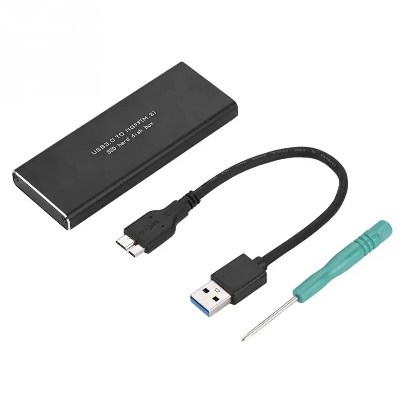 

USB3.0 Type-A to M.2 NGFF SDD USB Key SSD Hard Disk Box Adapter Enclosure