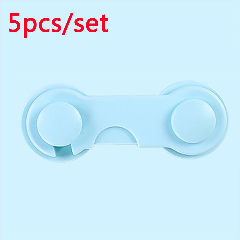 5pcs/more Multifunctional Baby Safety Locks Anti-clutch Drawer Cabinet Door Open Child Safety Lock Care Protect Your Baby Safety - Цвет: As the show