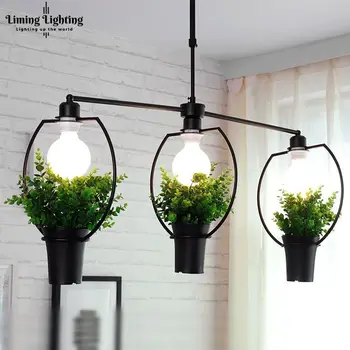 

Babylon Pots Potted Modern Pendant Light Living Room Restaurant Plant Decor Hanging Lamp Home Lighting Suspension Luminaire