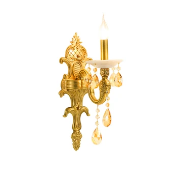 

Nordic K9 Crystal LED Wall Lamps Copper LED Corridor Indoor Wall Lights & Lighting Bedroom Bedside Sconce Lamps Decor Fixtures