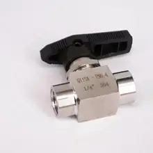 1/" BSP Euqal Женский 304 из нержавеющей стали запорный шаровой клапан для воды, газа, масла 2,5 МПа