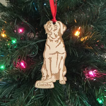 

Labrador Retriever Ornament *** Personalized Dog Ornament ***Dog Lover Gift *** Christmas Holiday Ornamament for pets