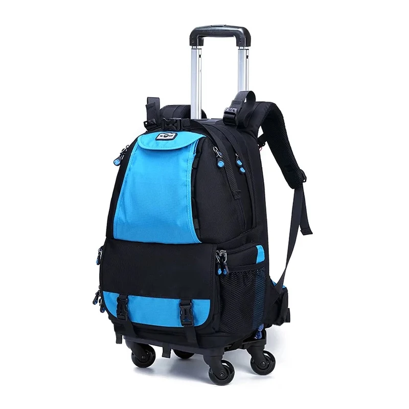 Плечо дорожная сумка, рюкзак для фотоаппарата, чехол для профессиональной камеры, троллейбус чемодан на колесах, Для мужчин Cabin чемодан на колесиках - Цвет: Синий