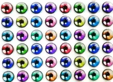 

12mm 48pcs glass eyes for stuffed toys doll making supply