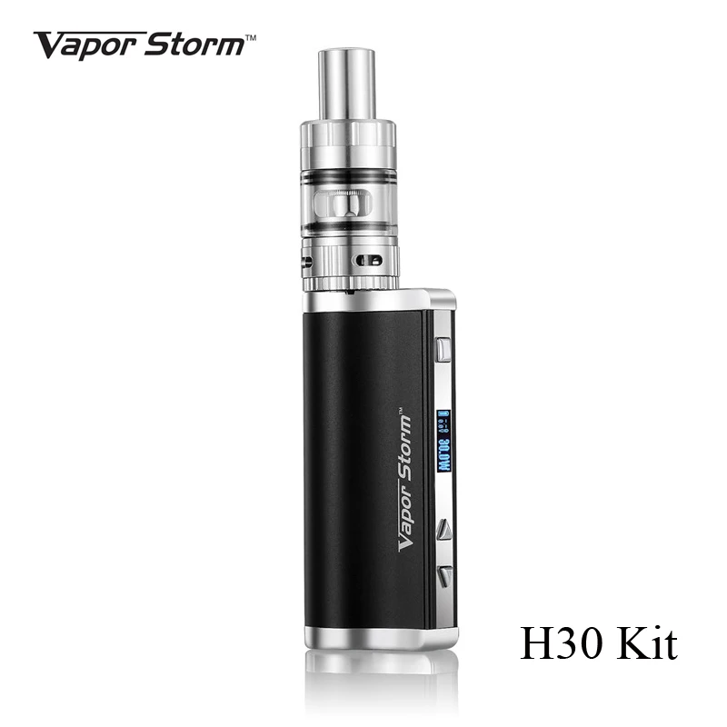 Electronic Cigarette Vapor Storm H30 30W Box Mod Kit E-Cigarette EC II Tank Vape Mod E Sigara Cigarette Electronique Vaper X9061