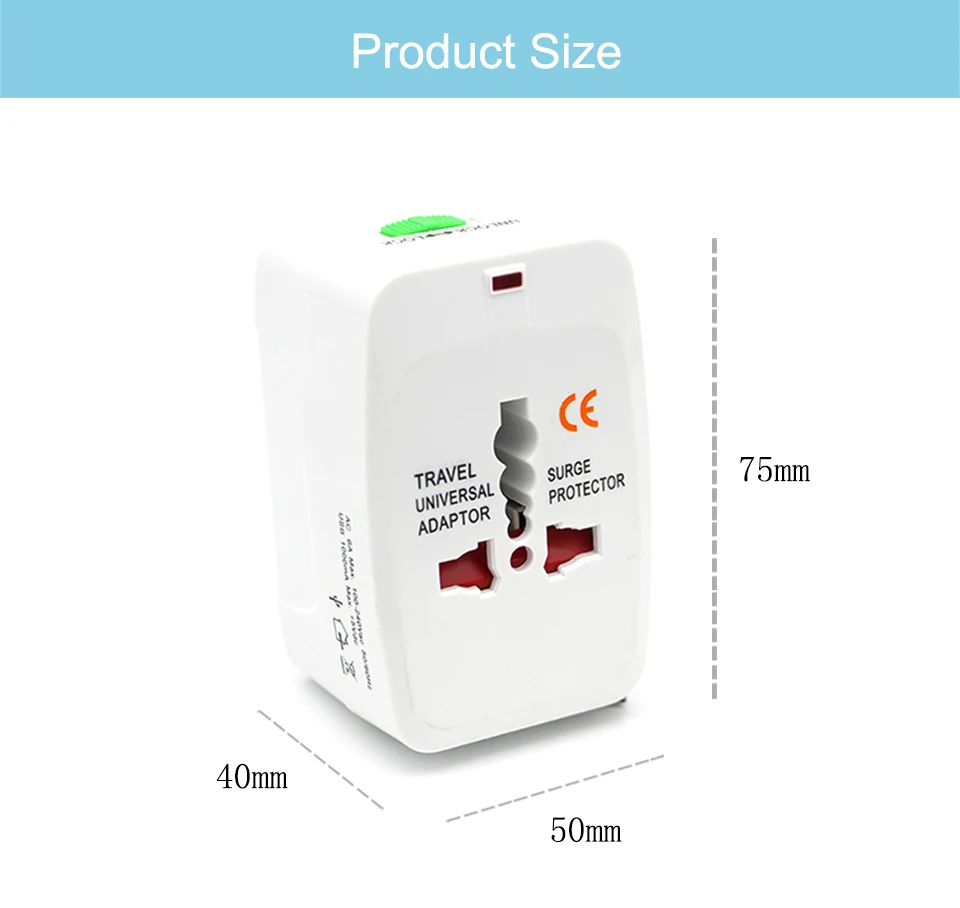Common 250V 10A Universal EU UK AU US  AC Travel Power plug Charger Adapter Abroad Conversion Adaptor Socket Global Plug (7)