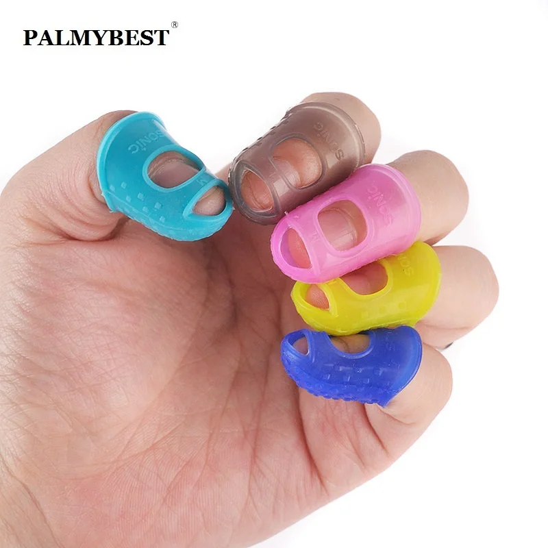 

Silicone Thimble finger protector for stitching Sewing Needlework Tools Random Colors