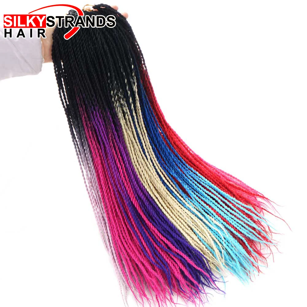 Silky Strands Ombre Braiding Hair Senegalese Twist Crochet Hair
