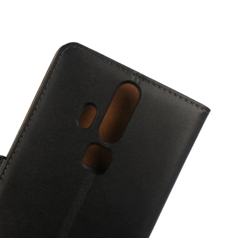 Черный высококачественный чехол-бумажник из натуральной кожи для zte Axon Elite(5,5 дюйма) с функцией подставки и держателем для карт