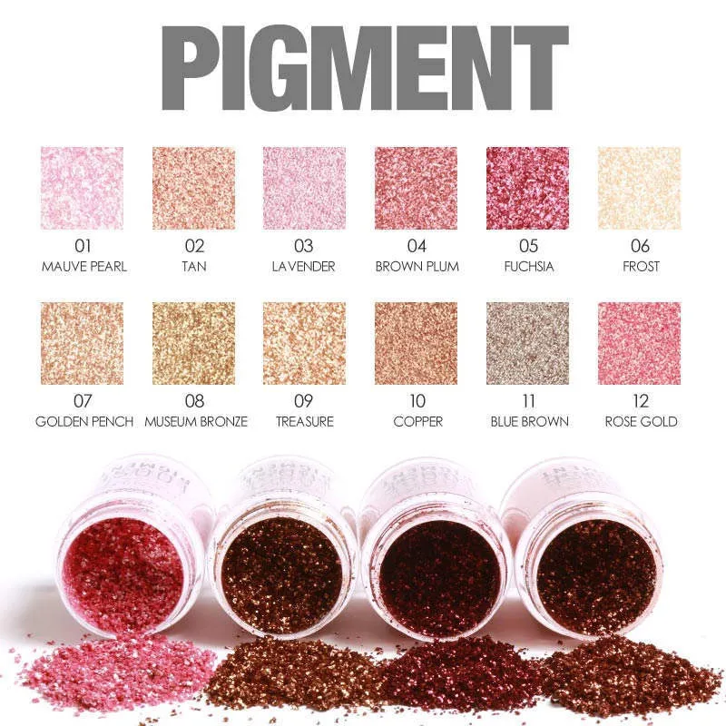 

Focallure Makeup Glitter Eye Shadow Cosmetic Diamond Lips Loose Pigment Powder Eyes Make Up Shiny Eyeshadow MH88