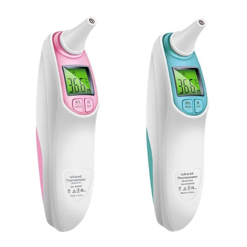Digital Thermometer Infrared Ear Forehead Thermometer Gun Baby Health Care Backlight Temperature Measurement Device New Arriving Digital Thermometer Infrared Ear Forehead Thermometer Gun Baby Health Care Backlight Temperature Measurement Device New Arriving